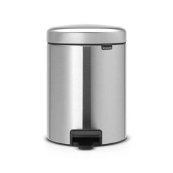 Brabantia Newicon FPP Matt Steel Pedallı Çöp Kutusu 5 L - 1