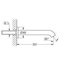 Grohe Essence Çıkış Ucu 13449GN1 - 5