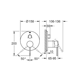 Grohe Essence Ankastre Banyo Bataryası 24092GL1 - 2