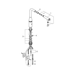 Grohe Essence Smart Control Eviye Bataryası 31615BE0 - 3