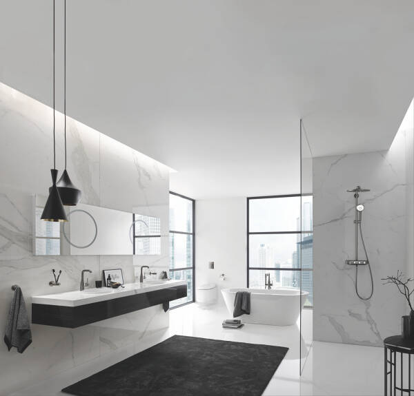 Grohe Euphoria Smartcontrol 310 Duo Duvara Monte Termostatik Bataryalı Duş Sistemi 26507AL0 - 6