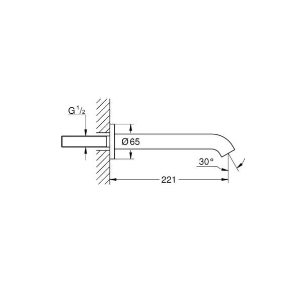 Grohe Essence Çıkış Ucu 13449BE1 - 2