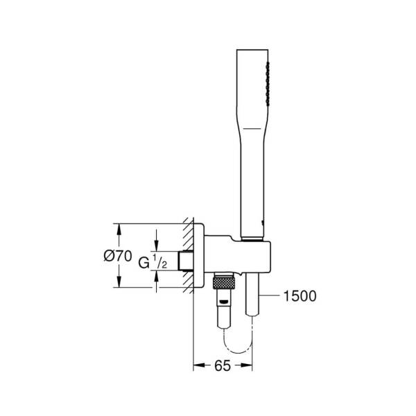 Grohe Euphoria Cosmopolitan Stick Duş Seti 26404000 - 2