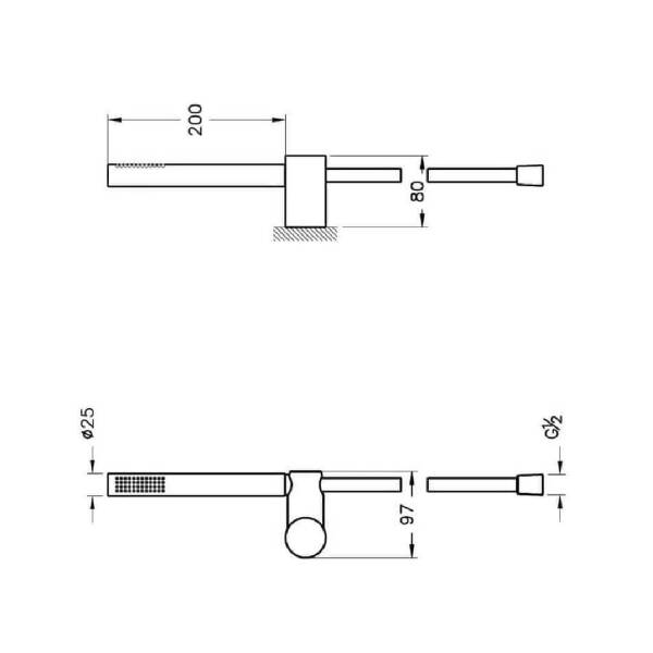 Origin 1F El Duşu Takımı A45543 - 2