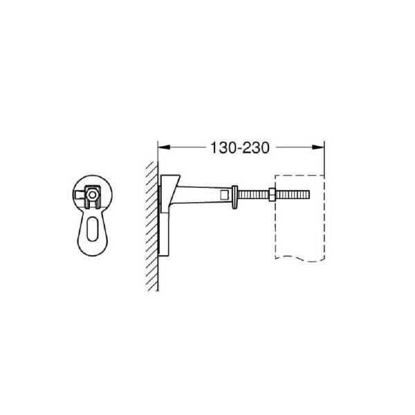 Grohe Rapid SL Duvar Montaj Askısı 3855800M - 2