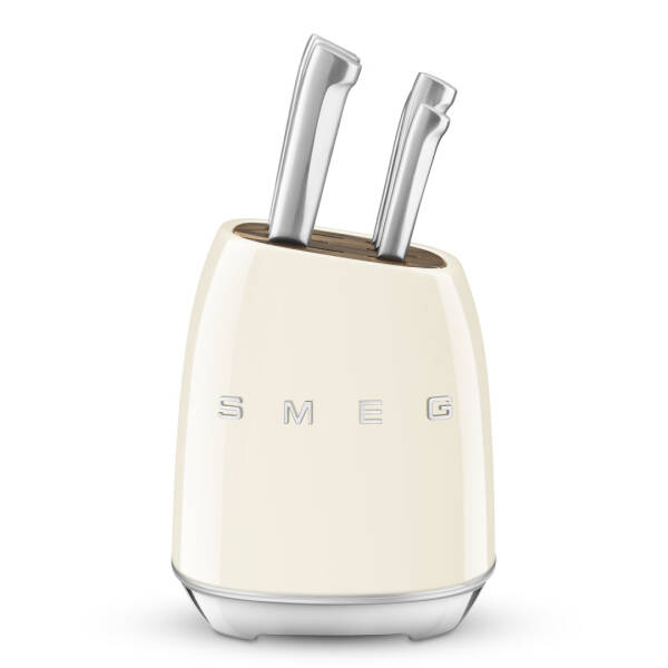 Smeg 50's Style Standlı Bıçak Seti KBSF02CR Krem - 2