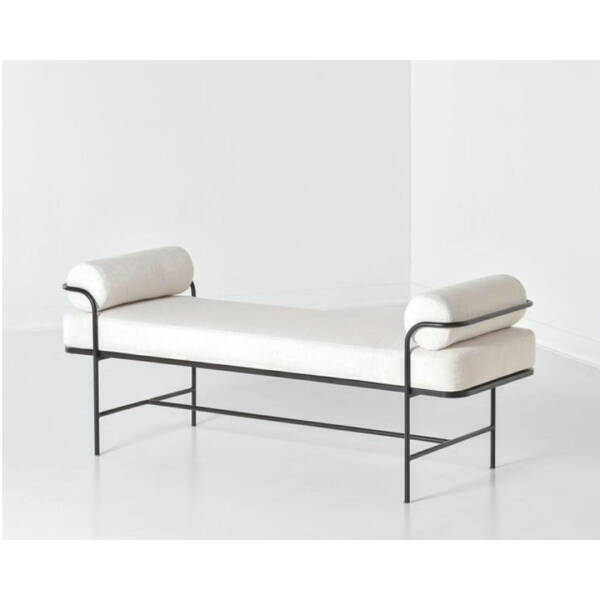 Sohomanje Metal İskeletli Keten Bench - Soho281 - 2