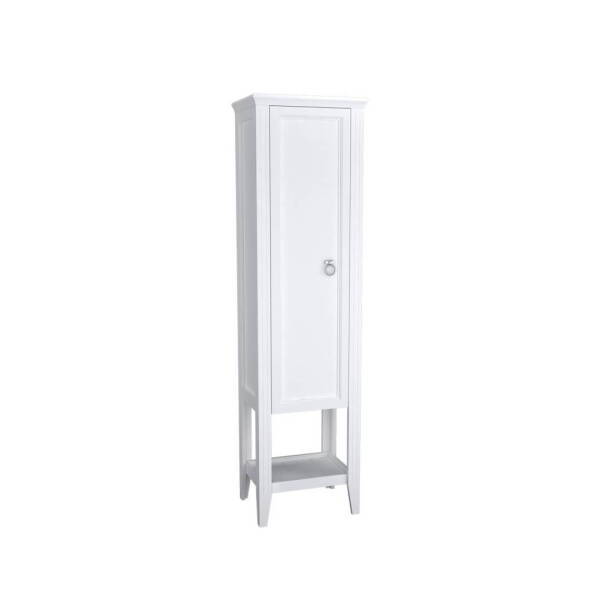 Vitra Valarte Boy Dolabı 55 Cm Krom Kulplu Mat Beyaz 62240 - 1